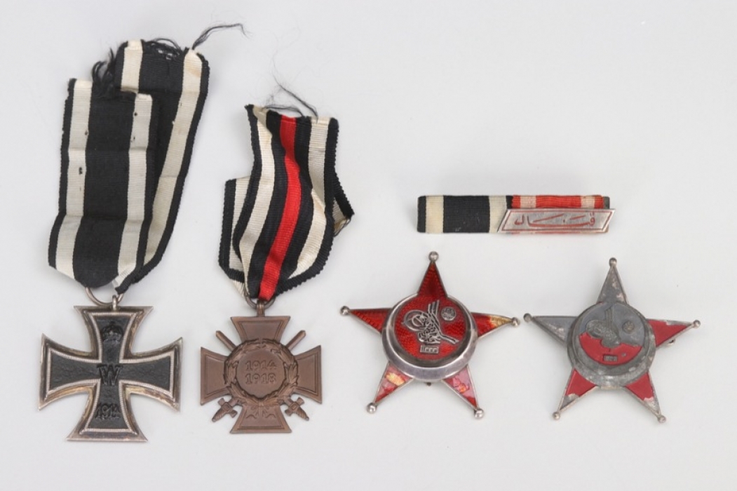 WW1 Turkish Gallipoli Star recipient medal grouping