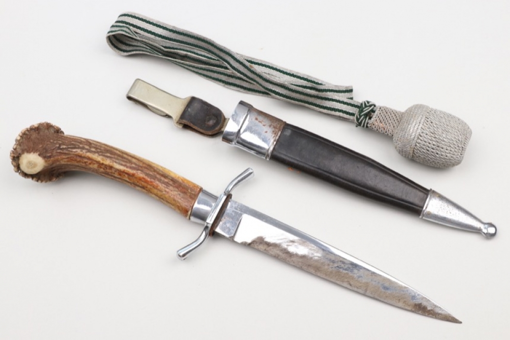 Hunting knife with portepee - Triangolo