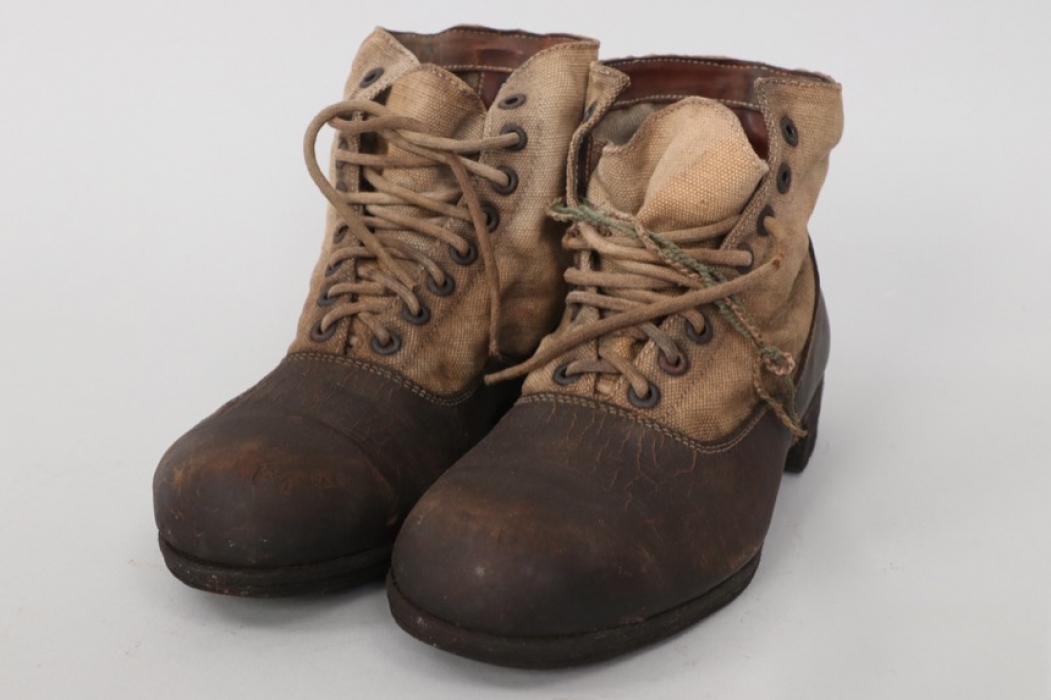 Wehrmacht tropical low ankle boots