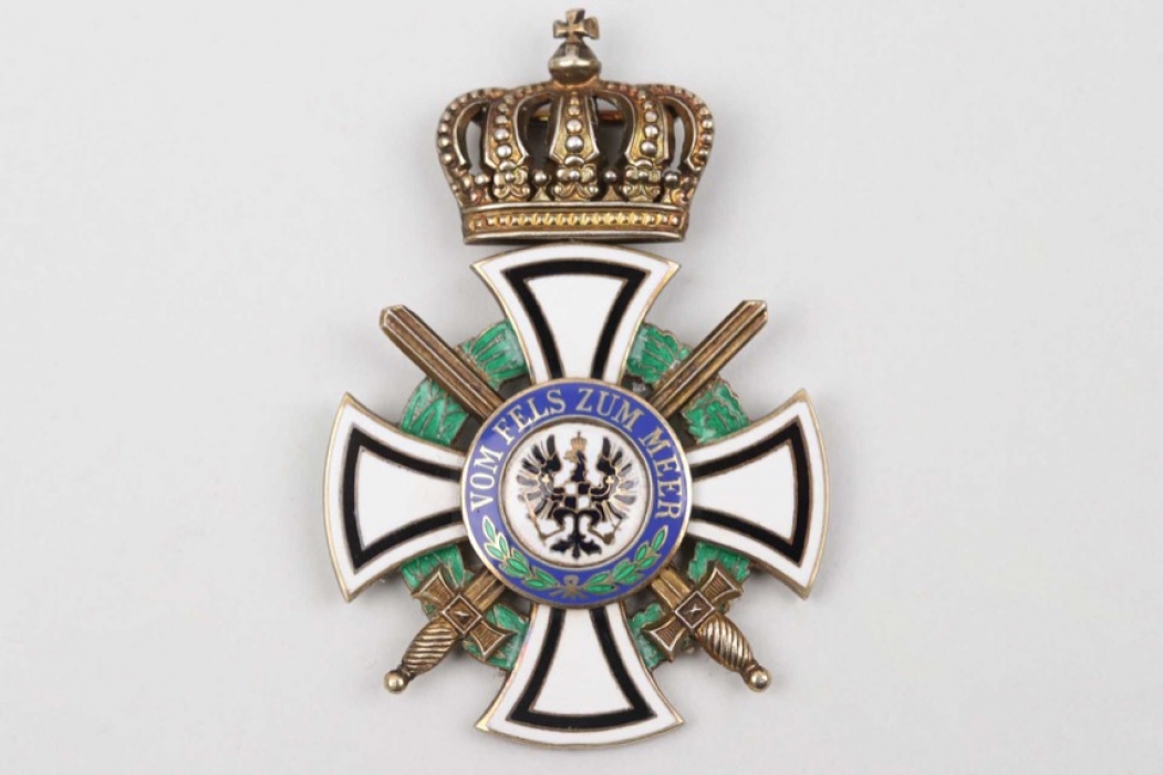 Hauptmann Ordemann - House Order of Hohenzollern Knight's Cross