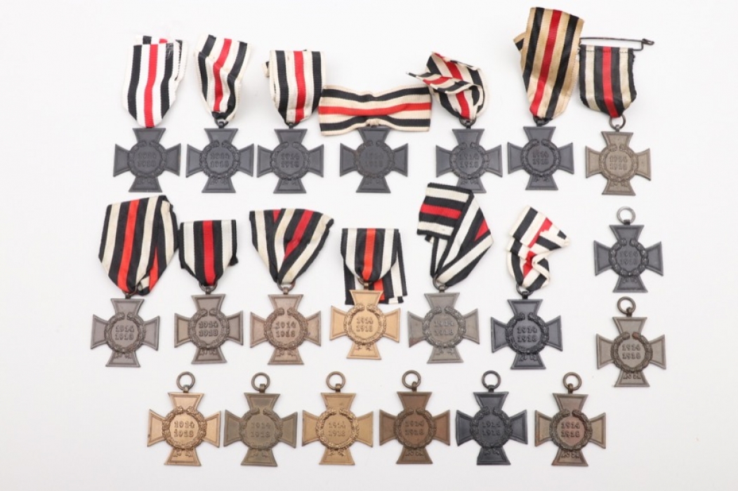 21 x Honor Cross of WWI