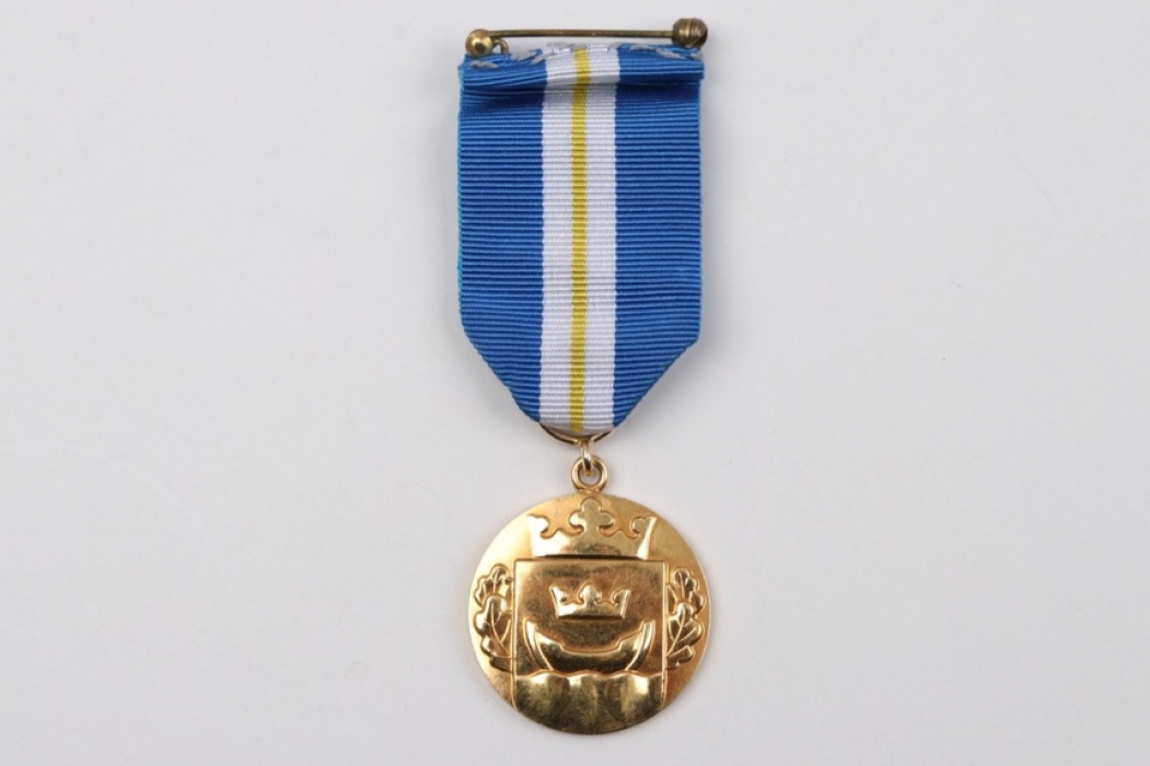 Finland - Golden Merit Medal of the city of Helsinki - 750 gold