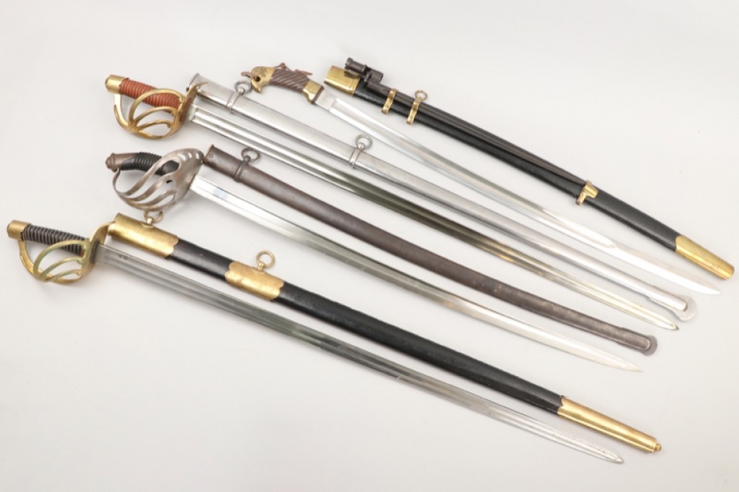4 x sabres/swords