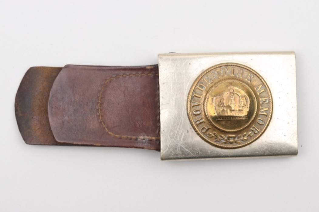 ratisbon's | Saxony - WWI EM/NCO buckle with leather tab 