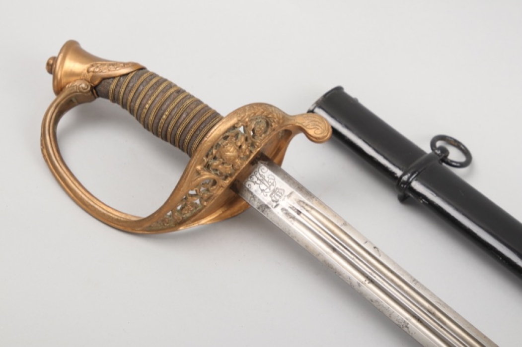 Saxony - infantry sword for officers  M 1867 - AR - Kammerstück