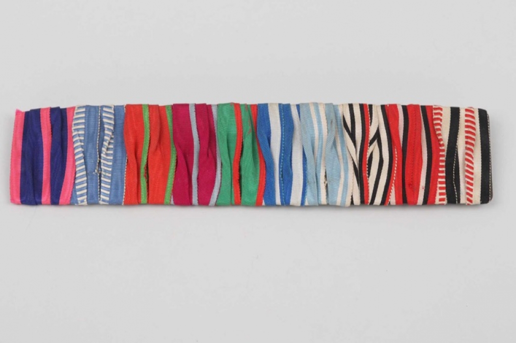 10-place ribbon bar (Geb. Hemmerle) - South West Africa