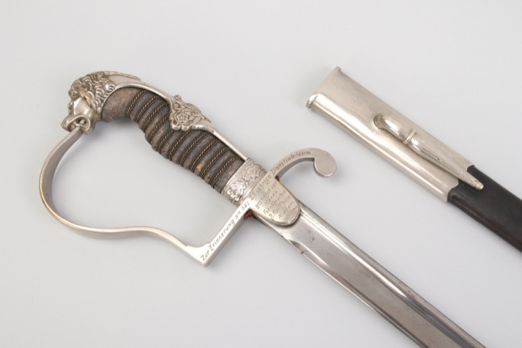 Saxony - present sword with lion head