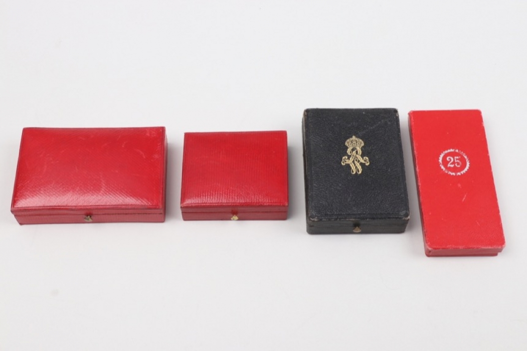 Four Imperial cases of issue - Order of the Red Eagle