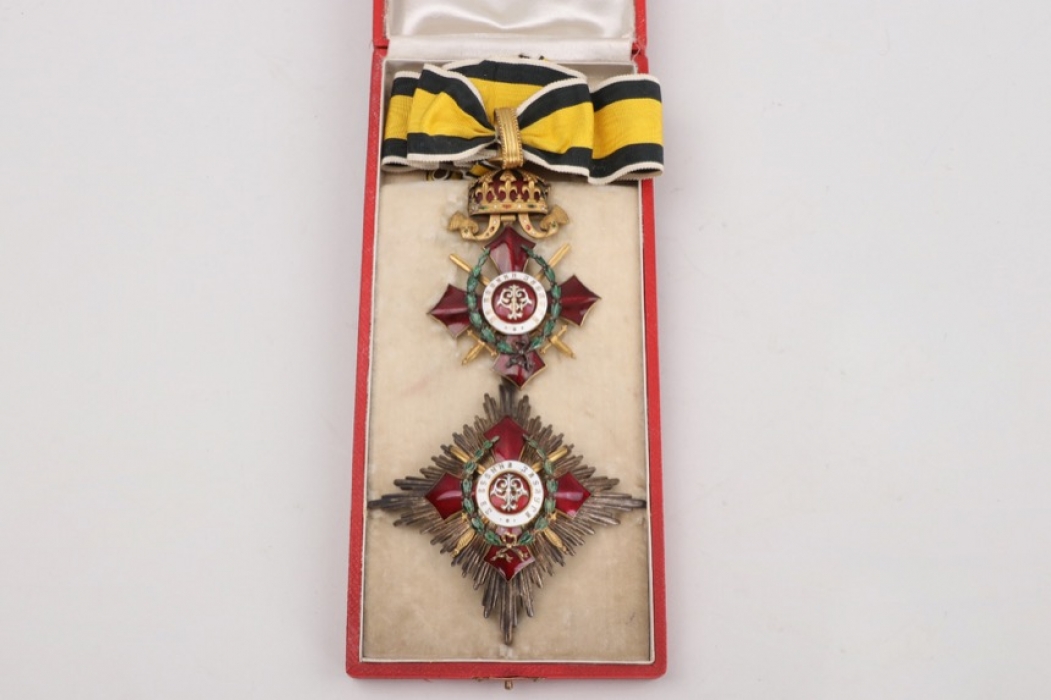 Order of Military Merit 2nd Class, Grand Officer with Breast Star in case