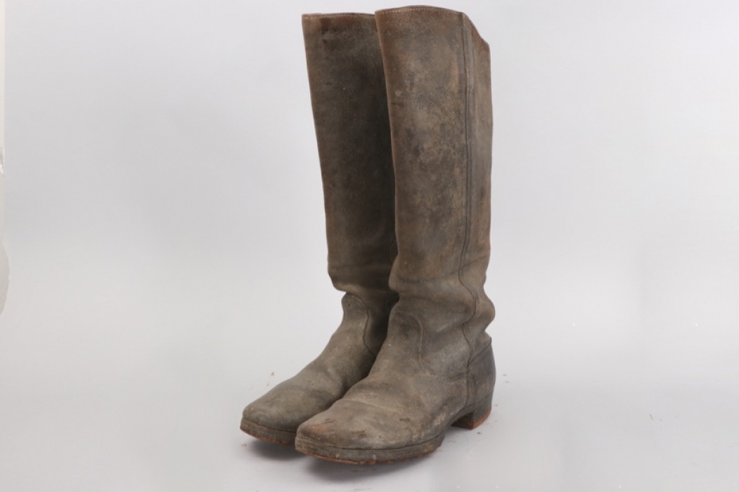 WWI cavalry boots - EM/NCO type