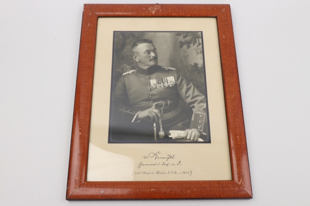 Paul, von Kneußl - Pour le Mérite with Oak Leaves winner signed portrait photo