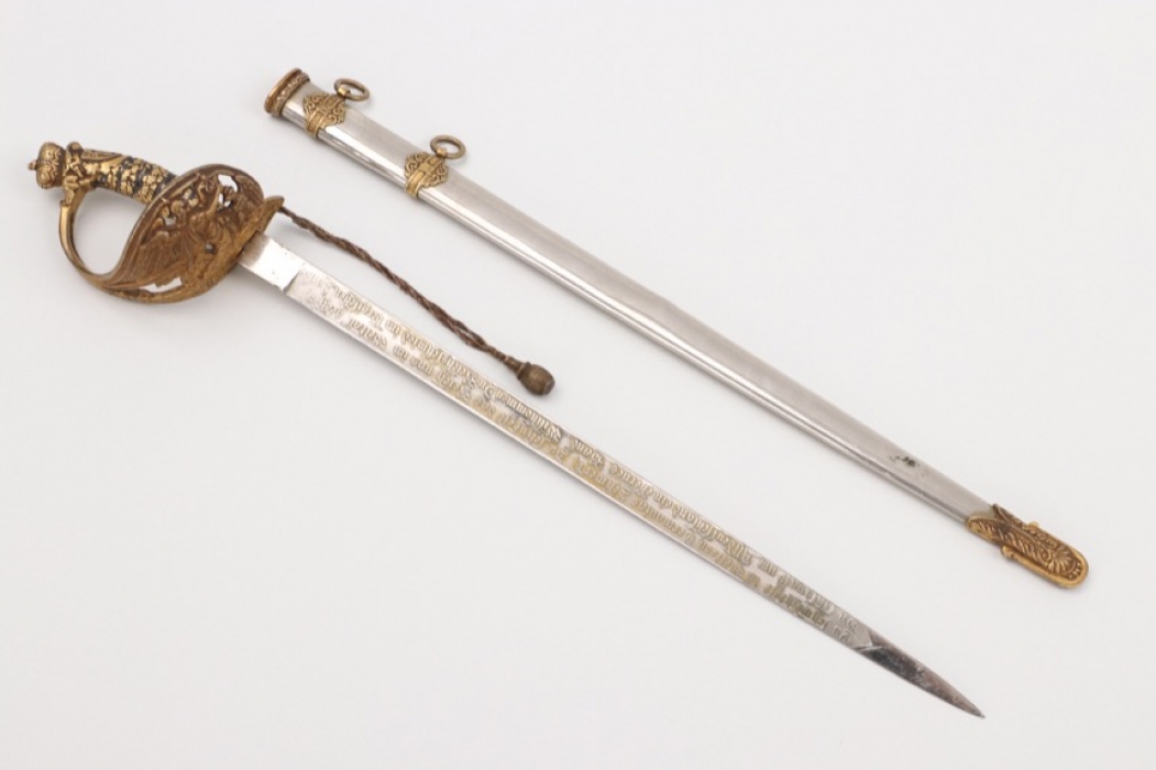 Fürst von Bismarck presentation sword miniature (letter opener)