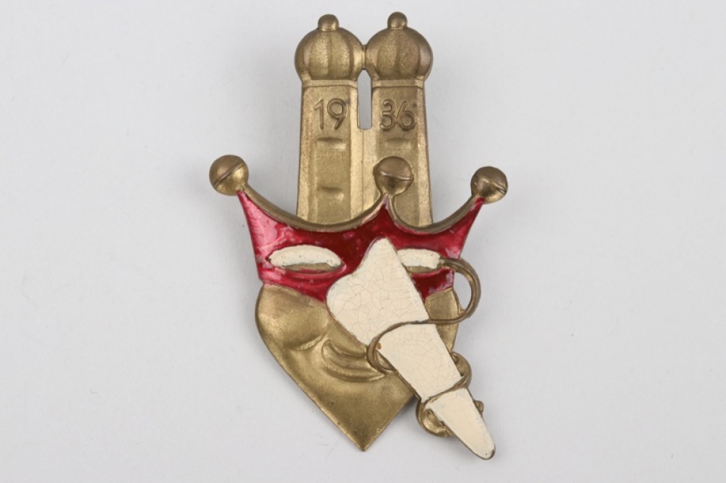 1936 Munich carnival badge