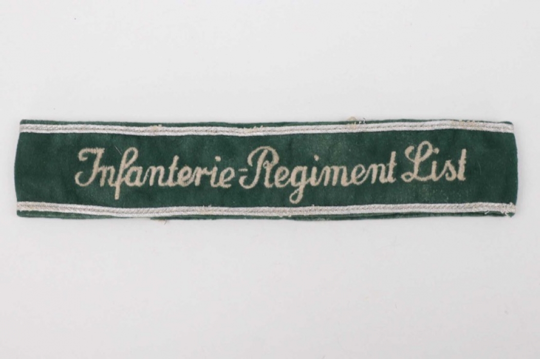 Infanterie-Regiment List cuff title - EM/NCO