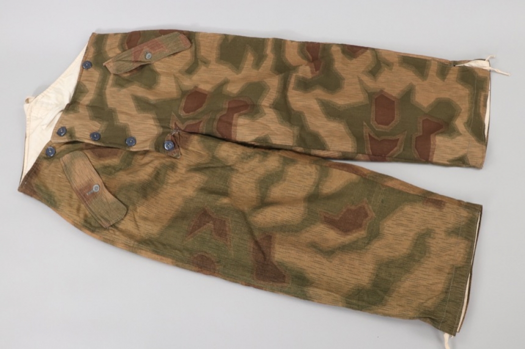 Wehrmacht reversible tan & water winter camo trousers - unissued!