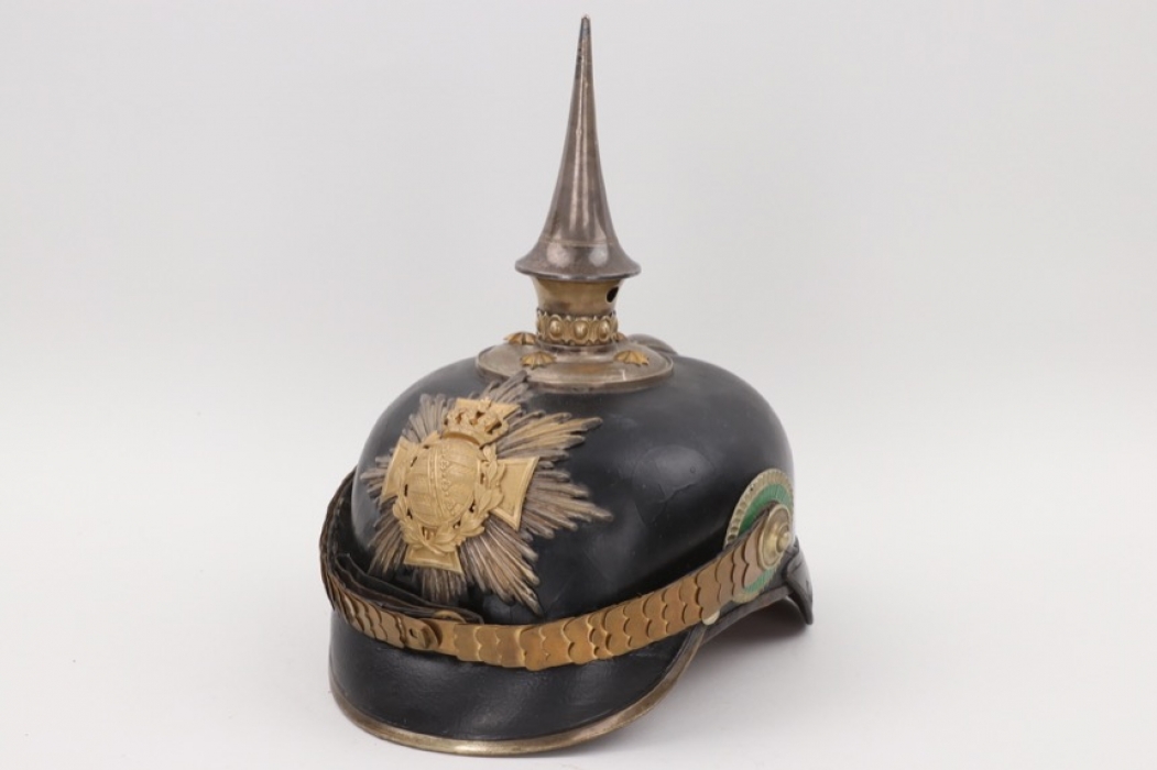 Saxony - M1871 Pionier reserve officer's spike helmet