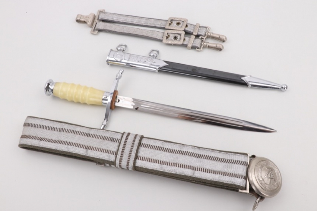 NVA officer's dagger with hangers & belt and buckle