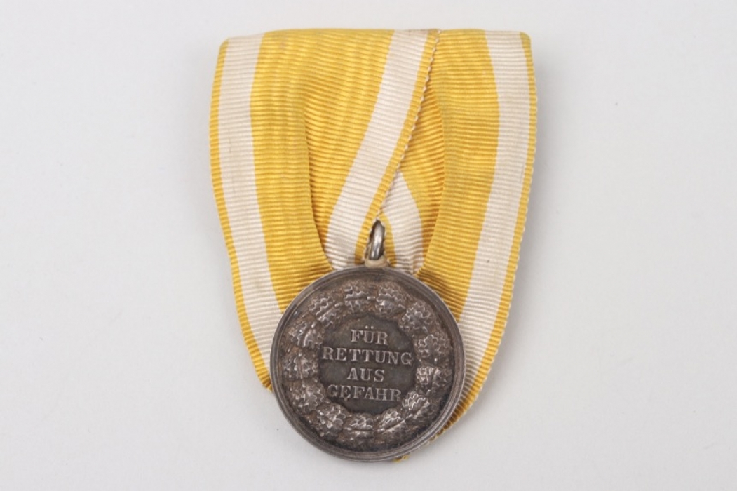 Prussia - Lifesaving Medal on medal bar - 4th pattern