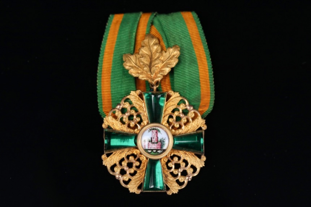 Baden - Order of the Zaehringer Lion Knight Cross 1st Class with Oak Leaf