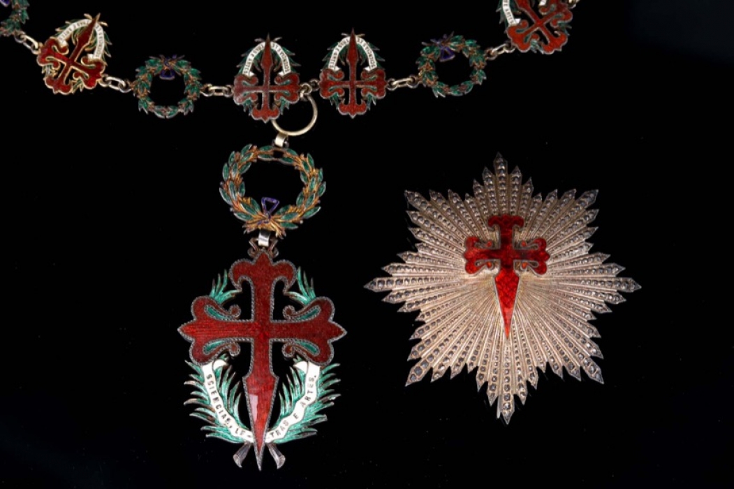Portugal - Order of St. James of the Sword - Collar Chain with Badge and Star
