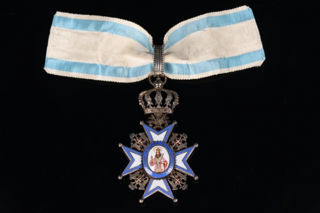 Serbia - Order of St. Sava - 2nd Class Neck Cross 1st type
