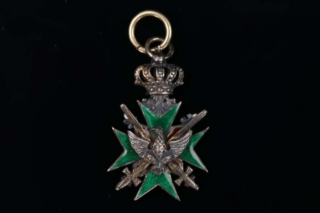 Saxe-Weimar - Miniature to Knight's Cross 2nd Class with Swords