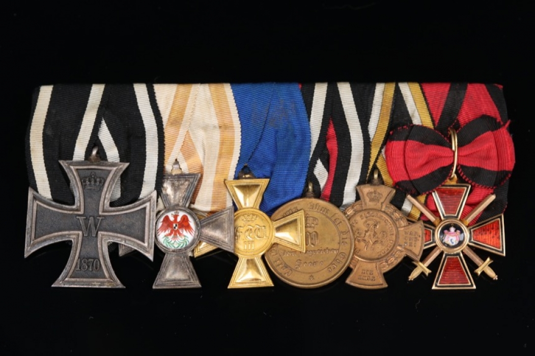 Medal Bar - To Lieutenant Colonel Kuno von Puttkamer