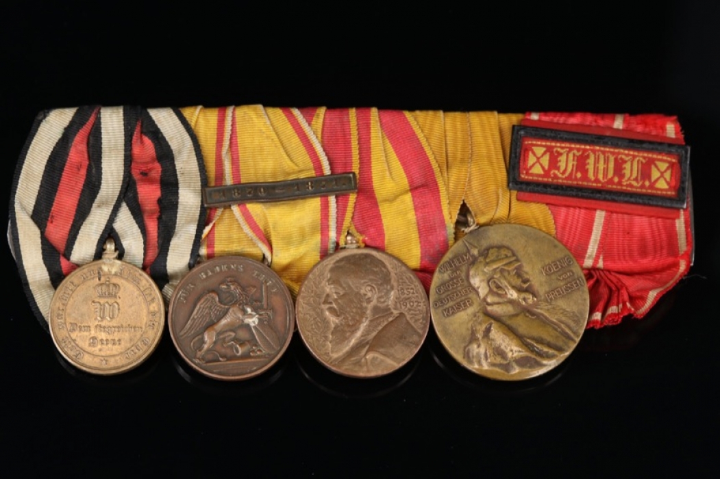 Medal Bar - Baden Franco Prussian War Veteran