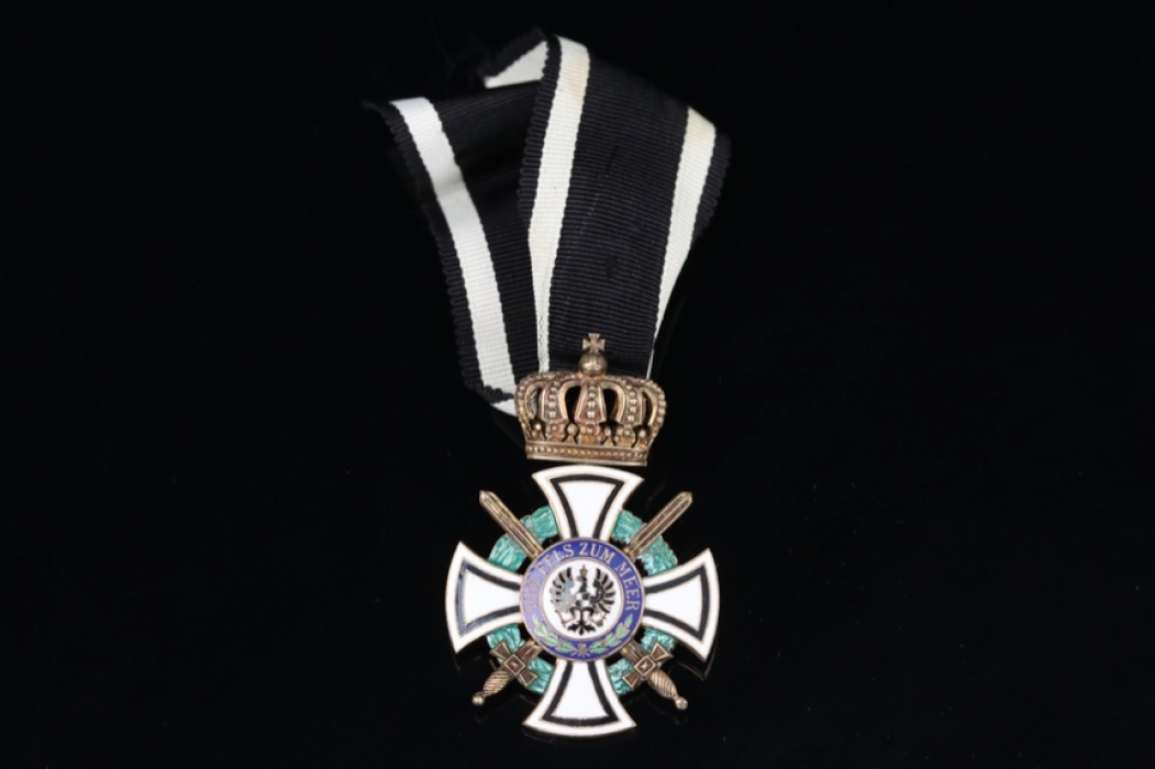 Prussia - House Order of Hohenzollern Knight Cross with Swords