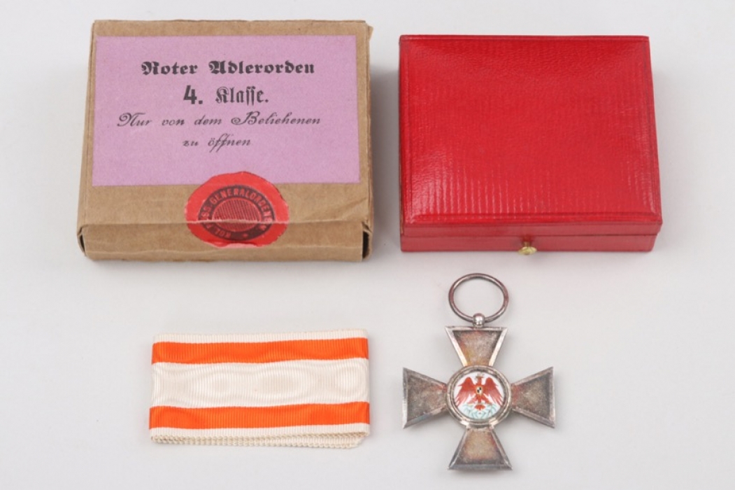 Prussia - Order of the Red Eagle, Knight's Cross 4th Class with case & outer carton - N