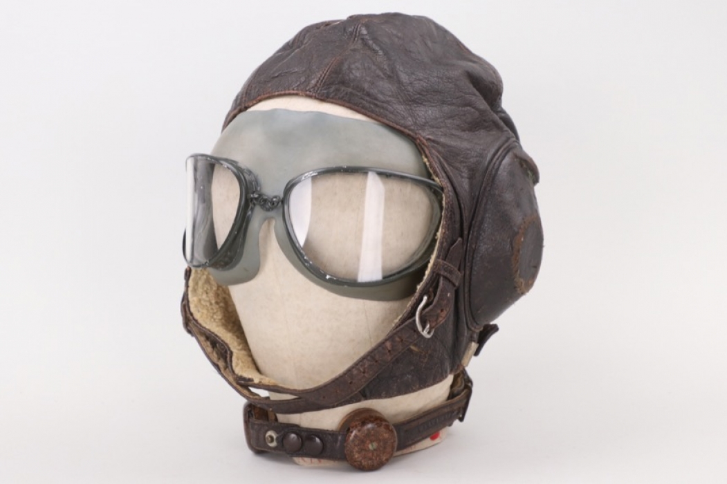Luftwaffe leather flight helmet LKpW101