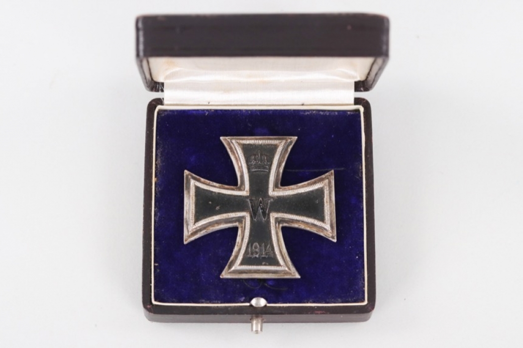 Major Ellersiek -  1914 Iron Cross 1st Class in case - KO
