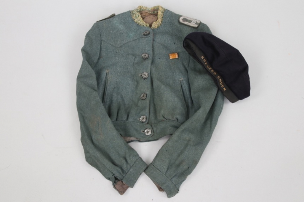 Patriotic children's uniform and "Kreuzer Emden" sailor's cap