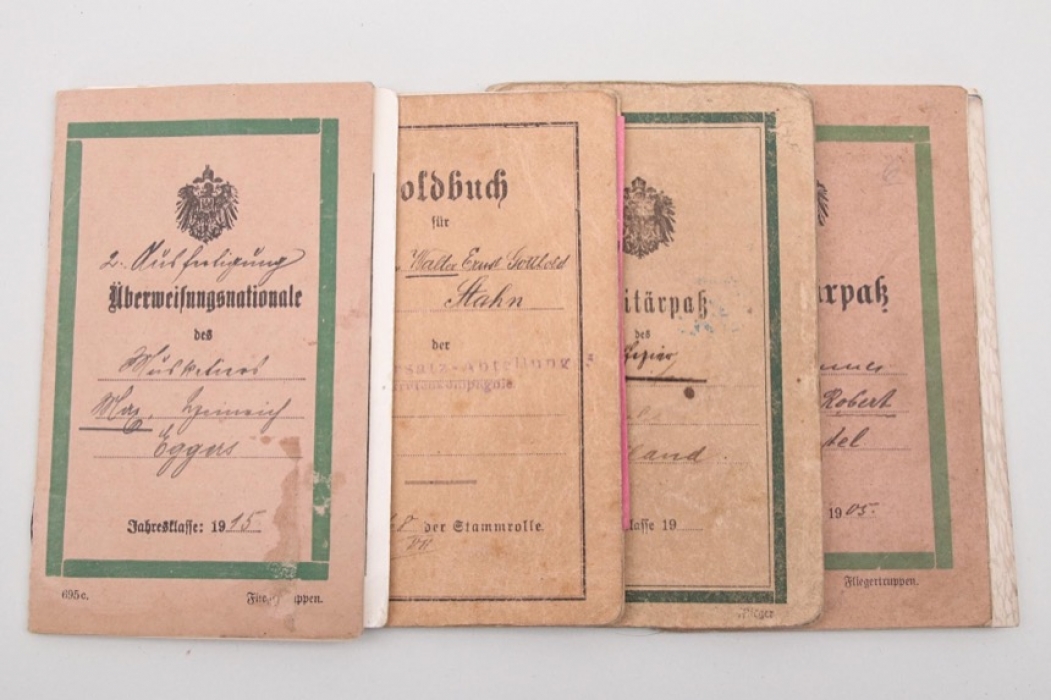 4 x military IDs pre 1918