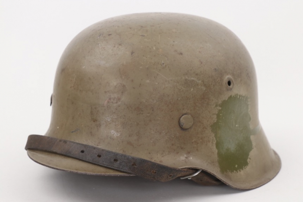 Wehrmacht camo helmet M42 -  overpainted decals