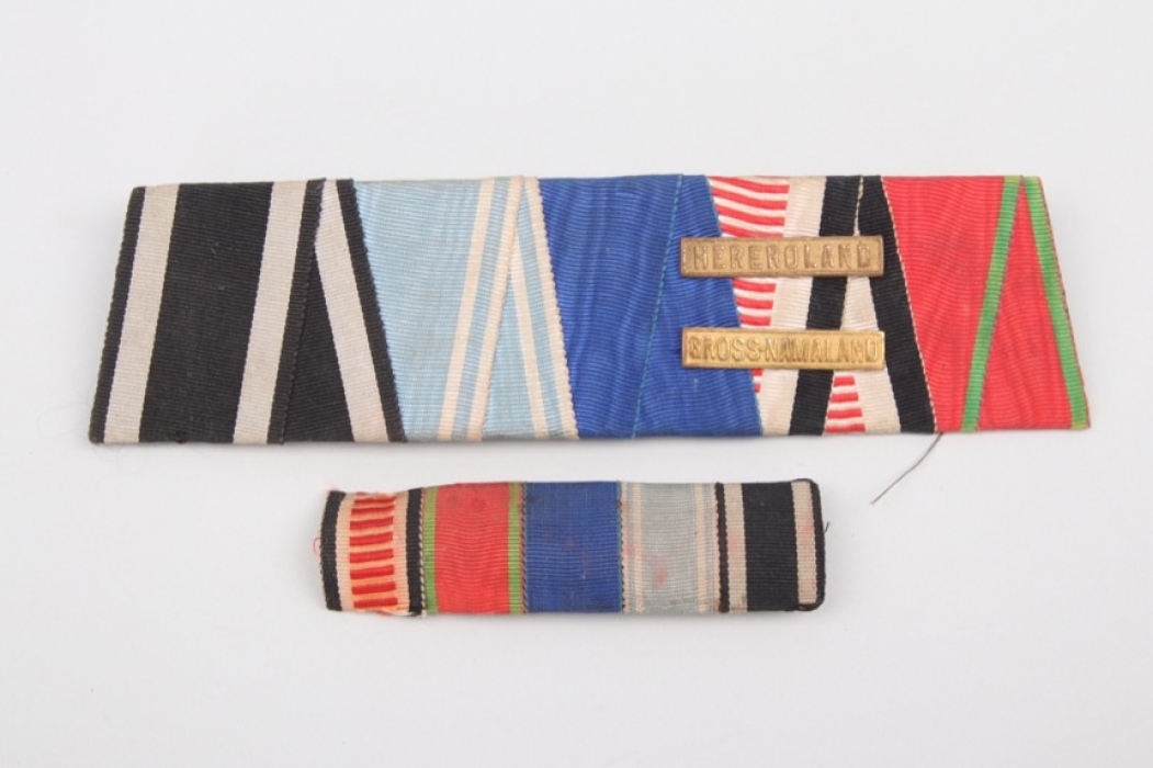 Ribbon bar of a brave Bavarian soldier in Africa
