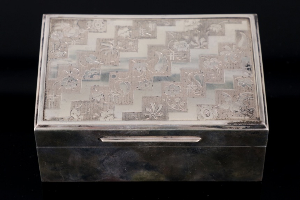 Silver table case around 1920