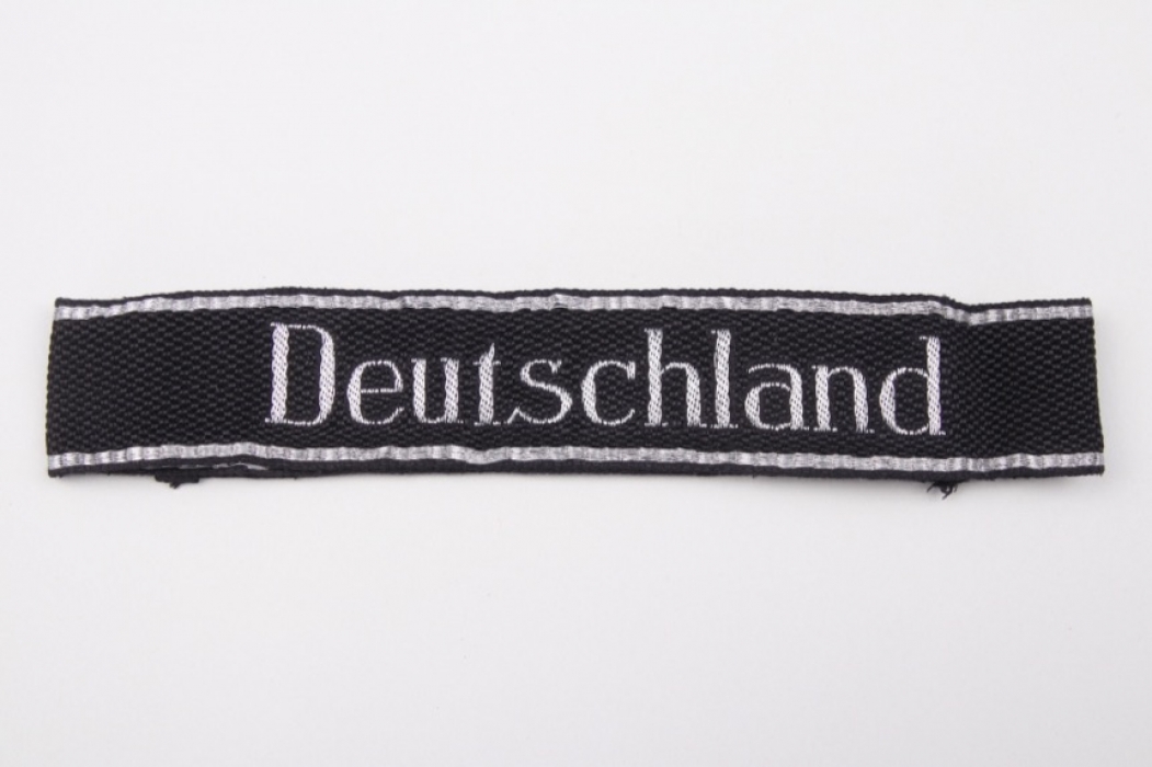 Waffen-SS "Deutschland" officer's cuff title - Flatwire