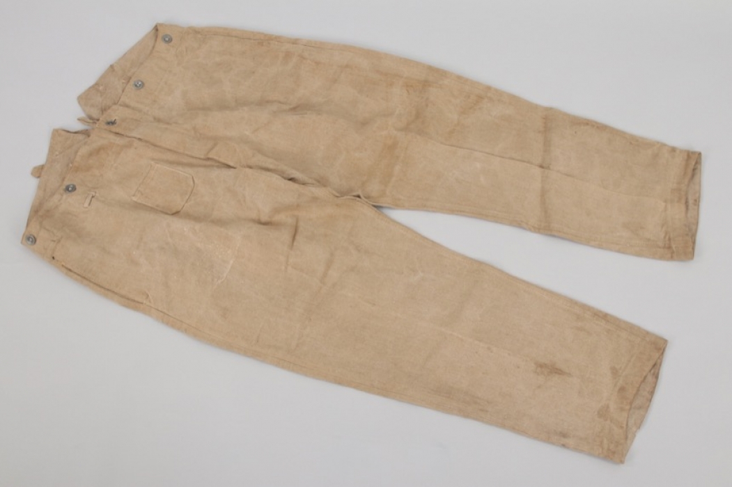 Wehrmacht drill trousers - marked