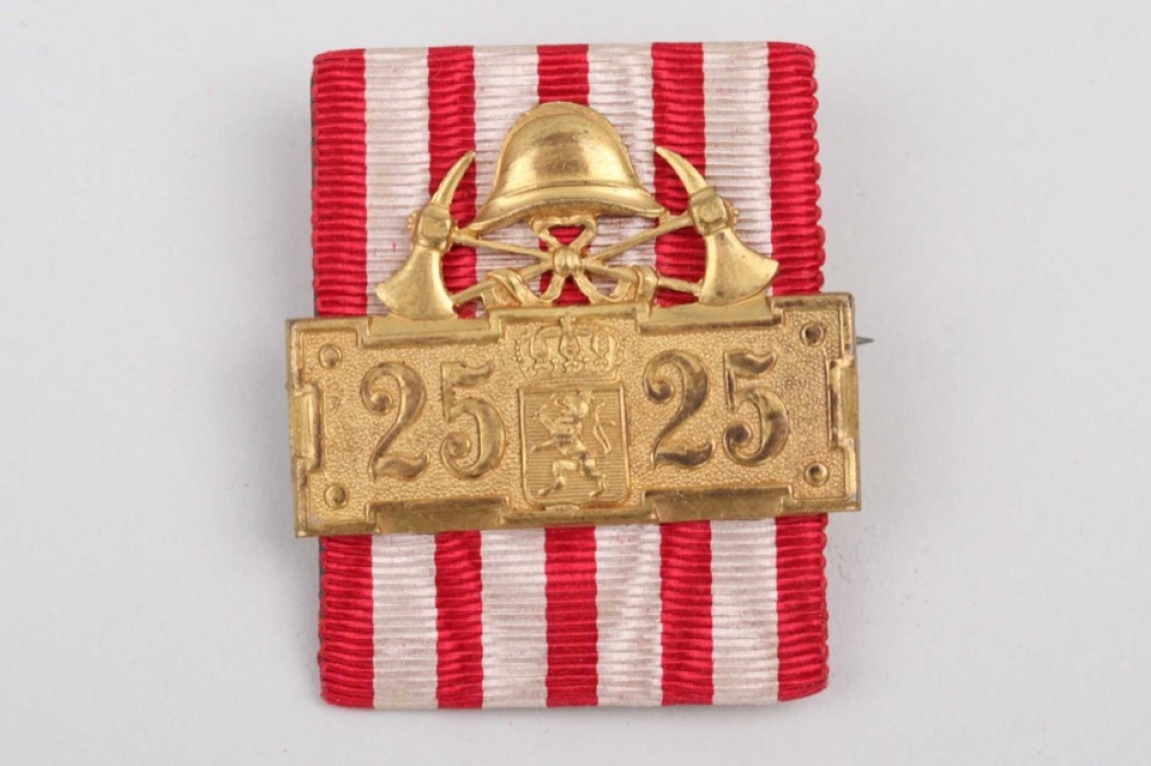 Hesse-Darmstadt - Decoration of honor for members of the voluntary fire brigade after 25 years of service
