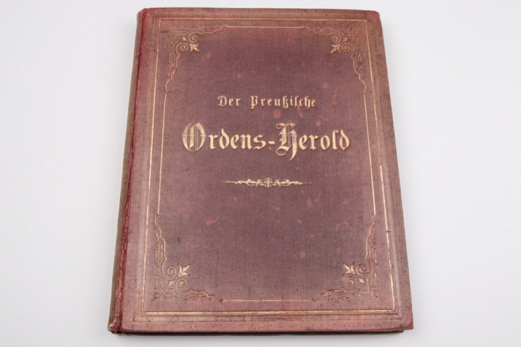 Book, "Der preußische Ordens-Herold" - Edition 1868