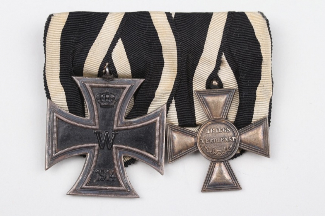 Navy Medal Bar with Military Merit Cross