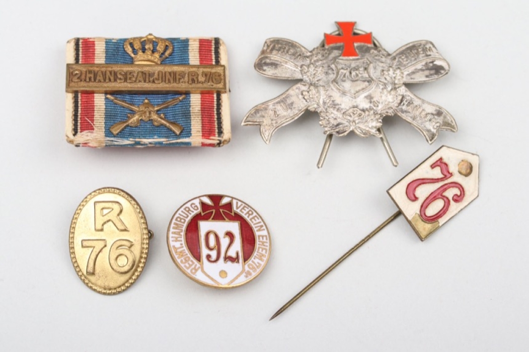 Medal Group - Inf. Rgt. 76, Hamburg