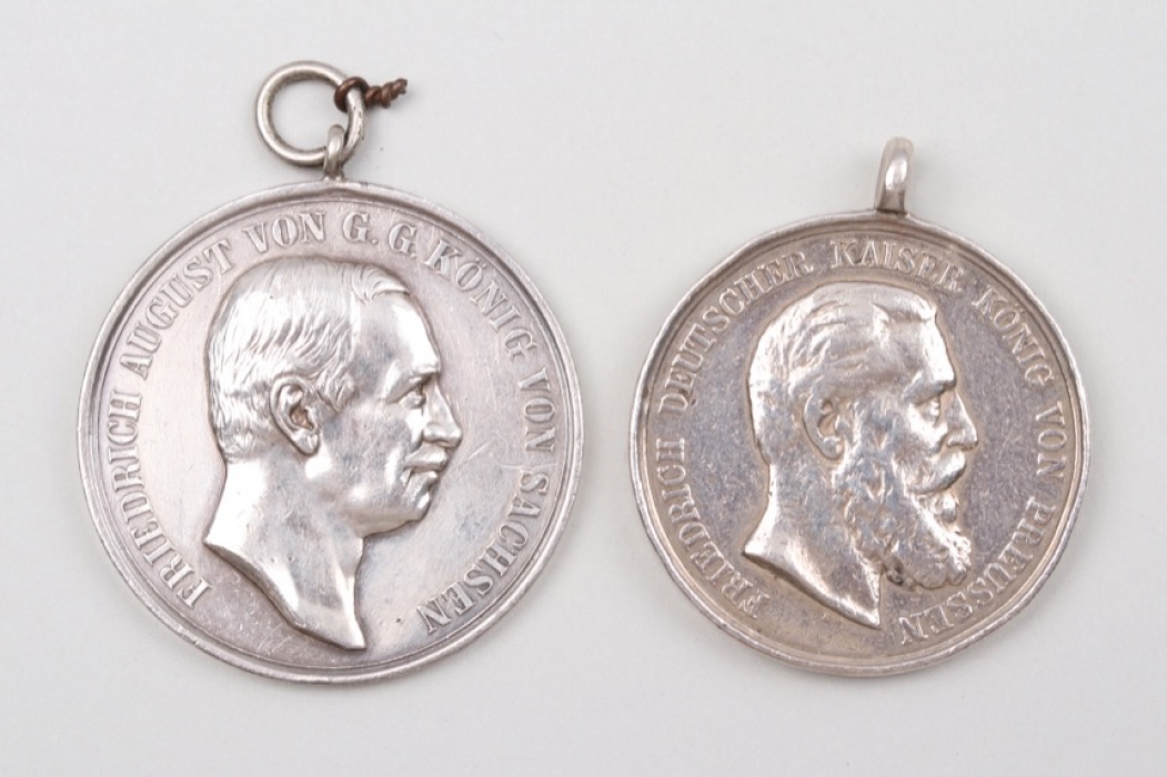Two Imperial shooting medals - silver