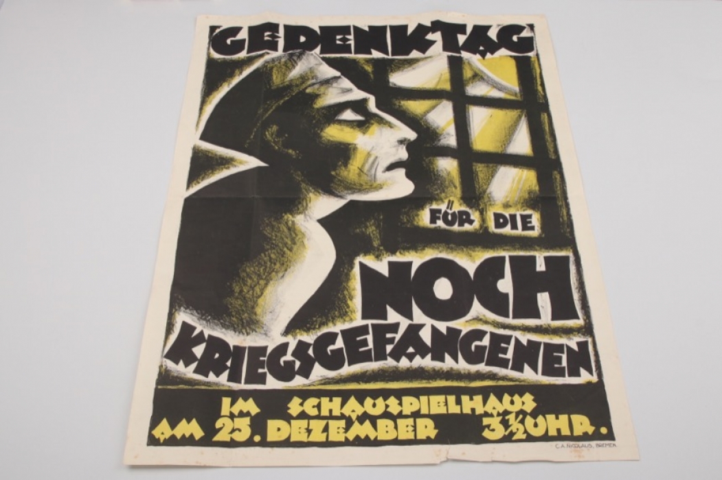 "Gedenktag für die noch Kriegsgefangenen" poster
