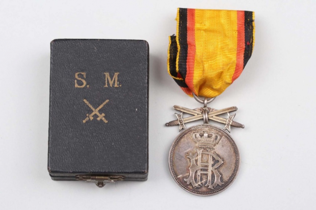 Reuss - Cross of Honor Silver Merit Medal with swords