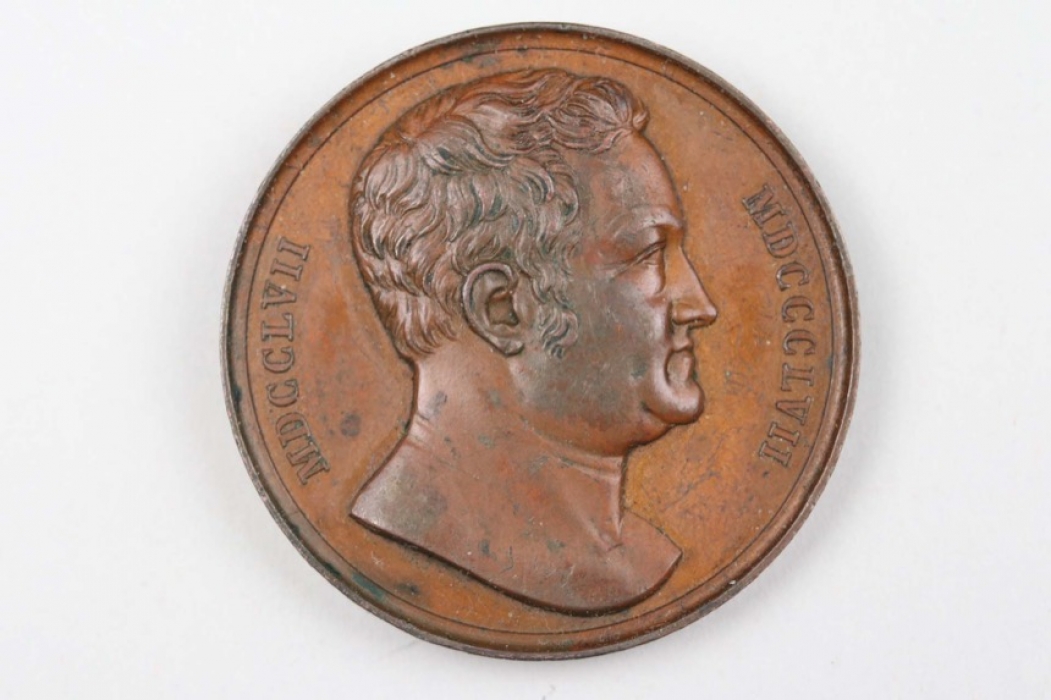 Saxe-Weimar - Bronze Table Medal with Carl August & Carl Alexander von Weimar