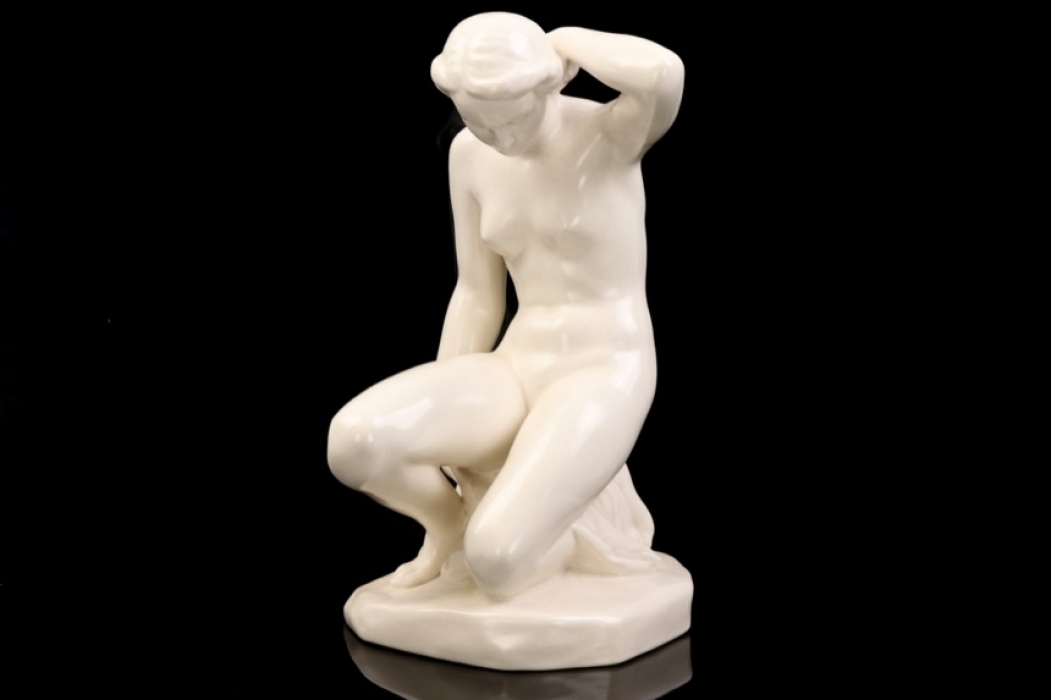 Fine stoneware sculpture "Badende" - Fritz Winkler 1937