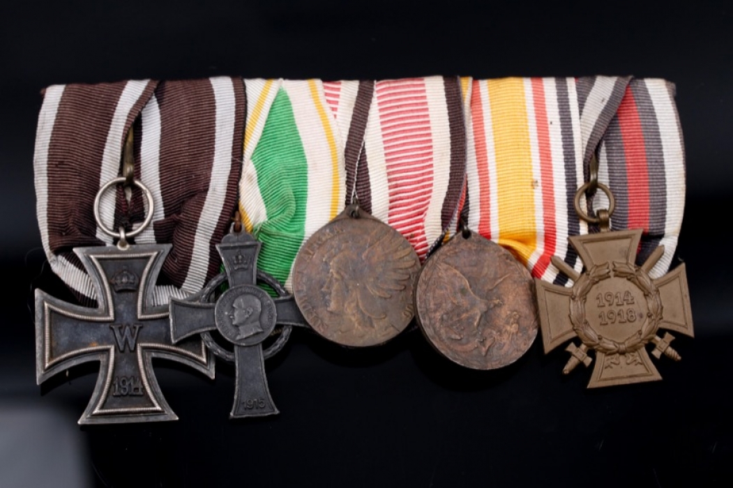 Restored Saxon Medal bar for China, Africa and WWI