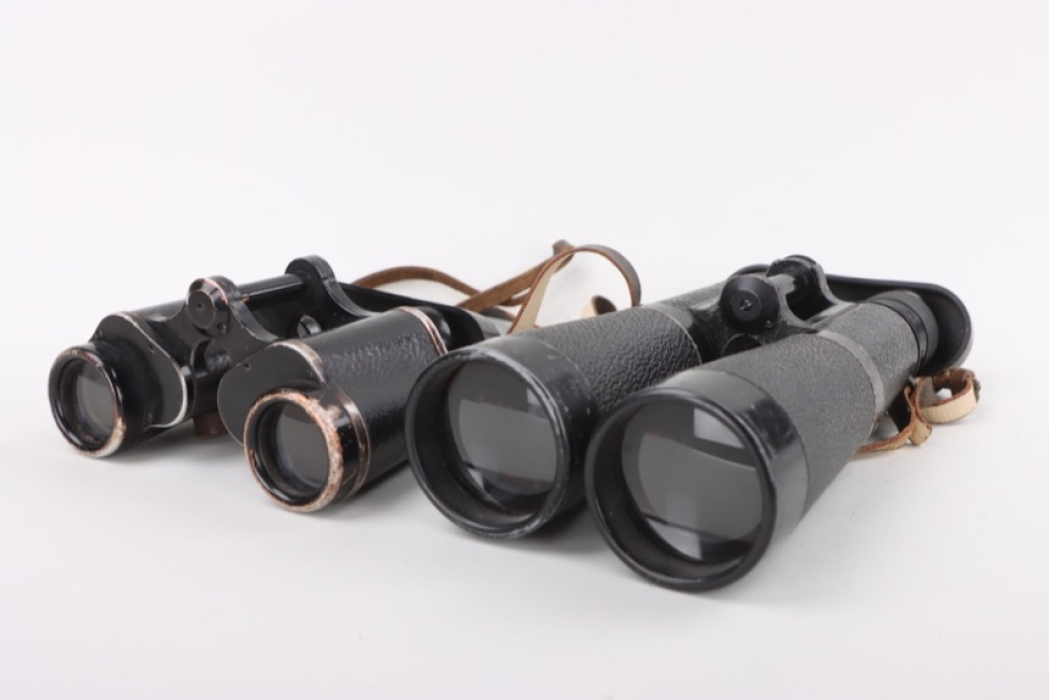 Wehrmacht - 1 x dialyt binoculars + 1 x binoculars 6 x 30 "Carl Zeiss Jena"